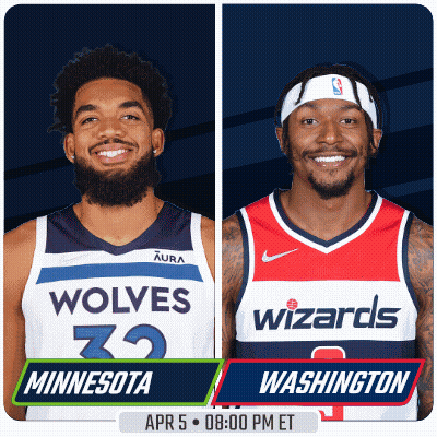 Two Basketball Players From Minnesota And Washington GIF