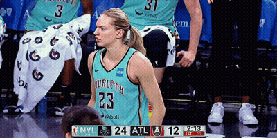 Two Basketball Players New York Bulls GIF