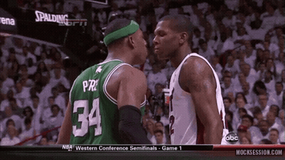 Two Basketball Players Number 34 Jersey GIF
