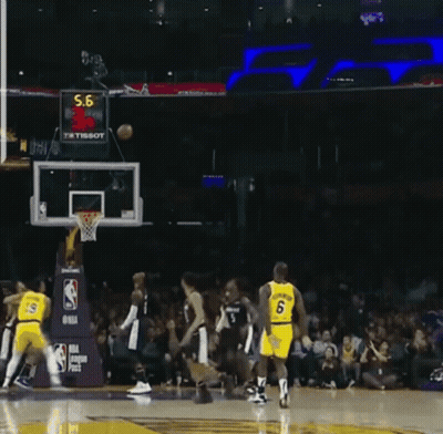 Two Basketball Players One Wearing Miami Jersey GIF
