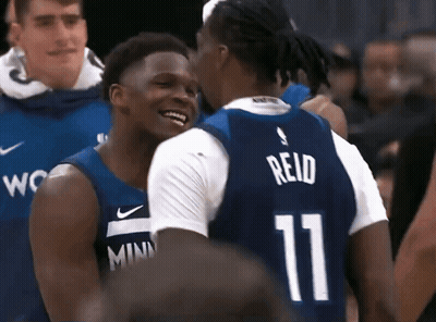 Two Basketball Players One With Number 11 GIF