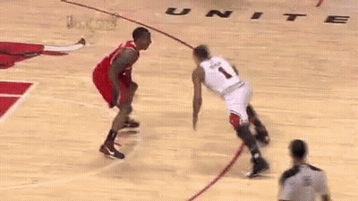 Two Basketball Players Playing GIF