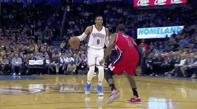 Two Basketball Players Playing With Homeland Sign GIF