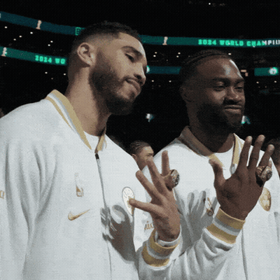 Two Basketball Players Posing