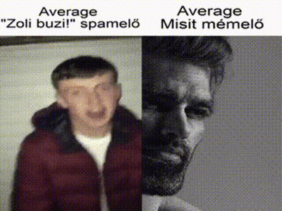Two Bearded Men, One In Red Jacket GIF