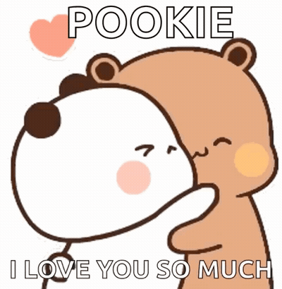 Two Bears Hugging Pookie I Love You GIF