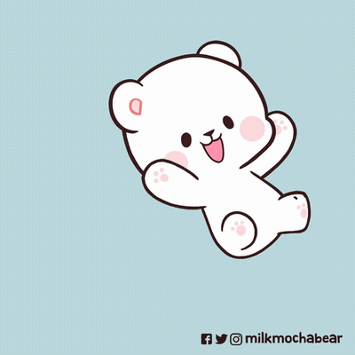 Two Bears Laying On Bed GIF