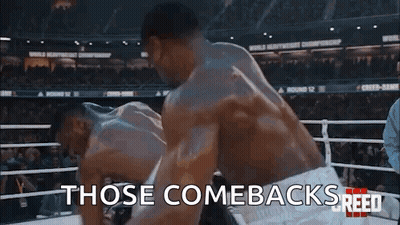 Two Boxers Fighting In Ring GIF