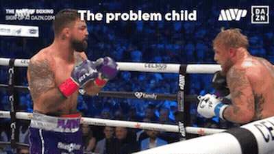 Two Boxers Fighting In Ring GIF