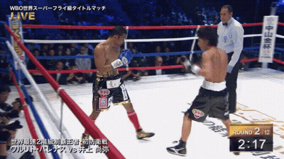 Two Boxers Fighting In Ring GIF