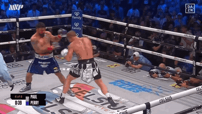 Two Boxers Fighting In Ring GIF