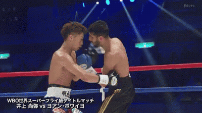 Two Boxers Fighting In Ring GIF