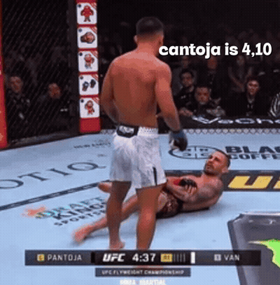 Two Boxers Fighting One Knocked Down GIF