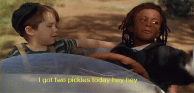 Two Boys In Car Saying I Got Two Pickles Today Hey Hey GIF