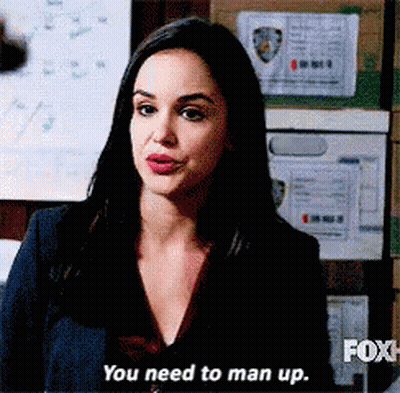 Two Boys In Santa Hats Saying Believe GIF