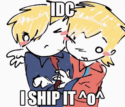 Two Boys Kissing IDC I Ship It GIF
