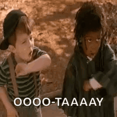 Two Boys Standing Next To Each Other GIF
