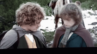 Two Boys Standing Together One With Scarf GIF