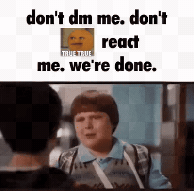 Two Boys Talking In Front Of Screen With Orange Face GIF