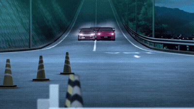 Two Cars Are Driving Down A Highway And One Has A License Plate That Says ' Ssr ' On It GIF
