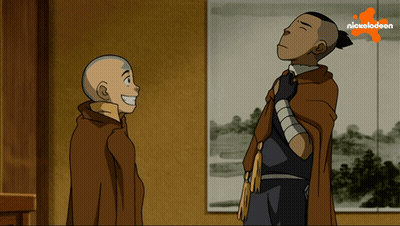 Two Cartoon Characters Are Standing Next To Each Other With Nickelodeon Written On The Bottom GIF