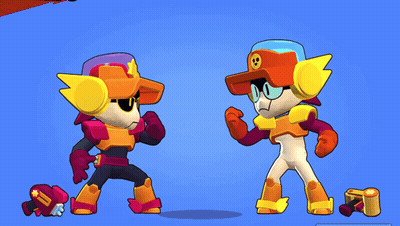 Two Cartoon Characters Are Standing Next To Each Other With One Wearing A Hat With A Smiley Face On It GIF