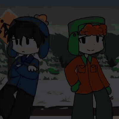 Two Cartoon Characters On Bench With Marry Me GIF