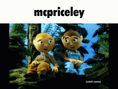 Two Cartoon Characters On Tree Branch With McPriceley GIF