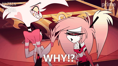 Two Cartoon Characters One Asking Why GIF