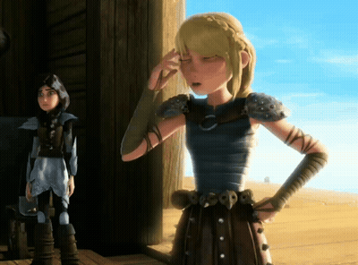 Two Cartoon Characters One Eyes Closed One Eyes Open GIF