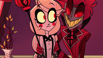 Two Cartoon Characters One Holding A Stick GIF