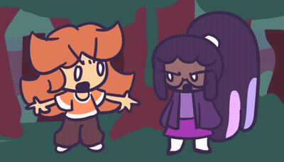 Two Cartoon Characters One With Glasses GIF