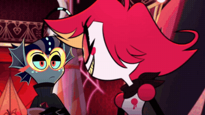 Two Cartoon Characters One With Red Hair GIF