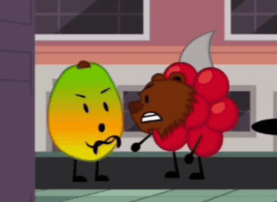 Two Cartoon Characters One With Shark Tooth GIF