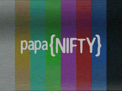 Two Cartoon Characters Standing Next To Each Other In A Room GIF