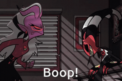 Two Cartoon Characters Standing With Boop