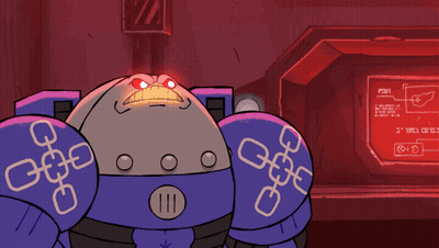 Two Cartoon Characters Standing With Caption I Am Your Captiaaiiiinnn GIF