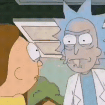 Two Cartoon Characters Talking GIF