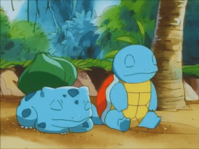 Two Cartoon Turtles Sitting Together GIF
