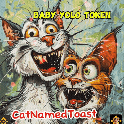 Two Cats Baby Yolo Token Catnamedtoast GIF