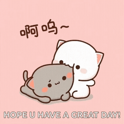 Two Cats Hugging Hope U Have A Great Day GIF