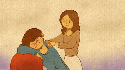 Two Cats Hugging When You Love Your Best Friend Who Gives You Massages GIF