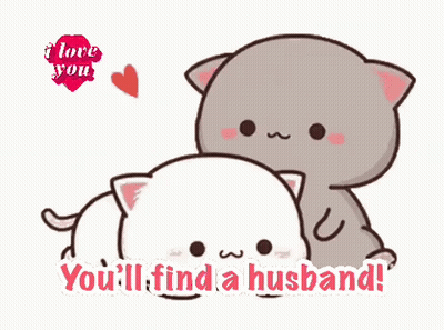 Two Cats Hugging You'll Find A Husband GIF