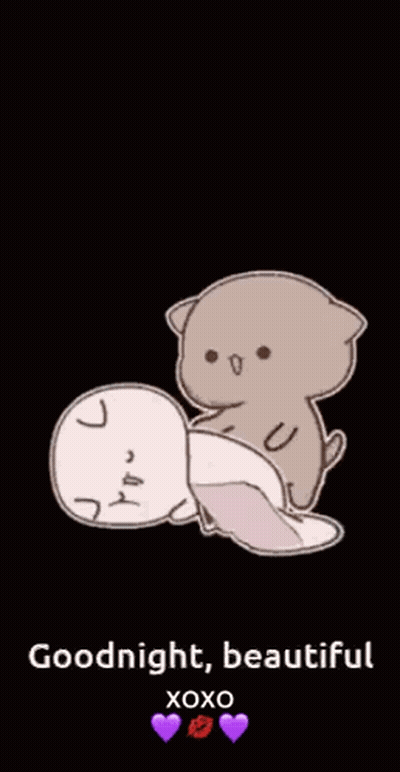 Two Cats Laying On Top Of Each Other GIF