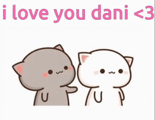 Two Cats Standing Next To Each Other One Petting The Other GIF