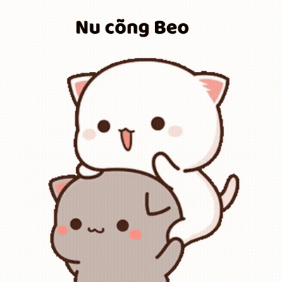 Two Cats With Nu Cong Beo GIF