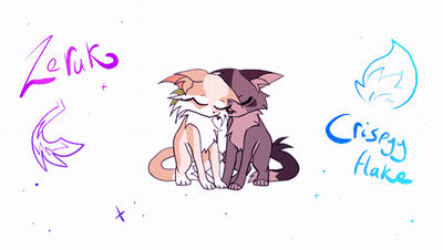 Two Cats With Zefuks And Crispy Flake GIF