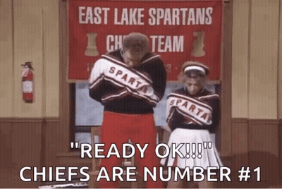 Two Cheerleaders In Front Of East Lake Spartans Cheer Team Sign GIF