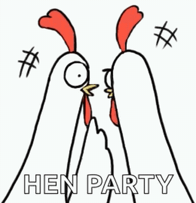 Two Chickens Hen Party GIF