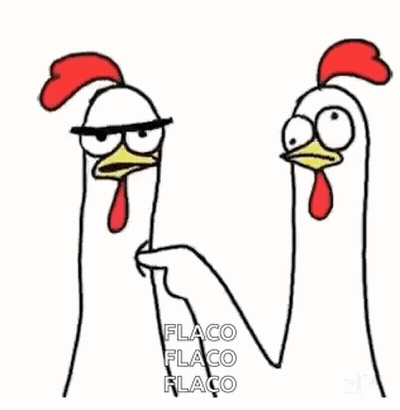 Two Chickens Talking GIF